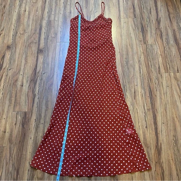 NWT Réalisation Par The Esmé Rouge Spot 100% Silk Slip Dress Size S - Picture 9 of 15